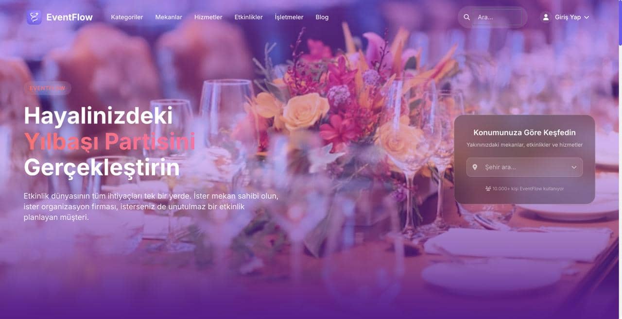 EventFlow proje kapak görseli