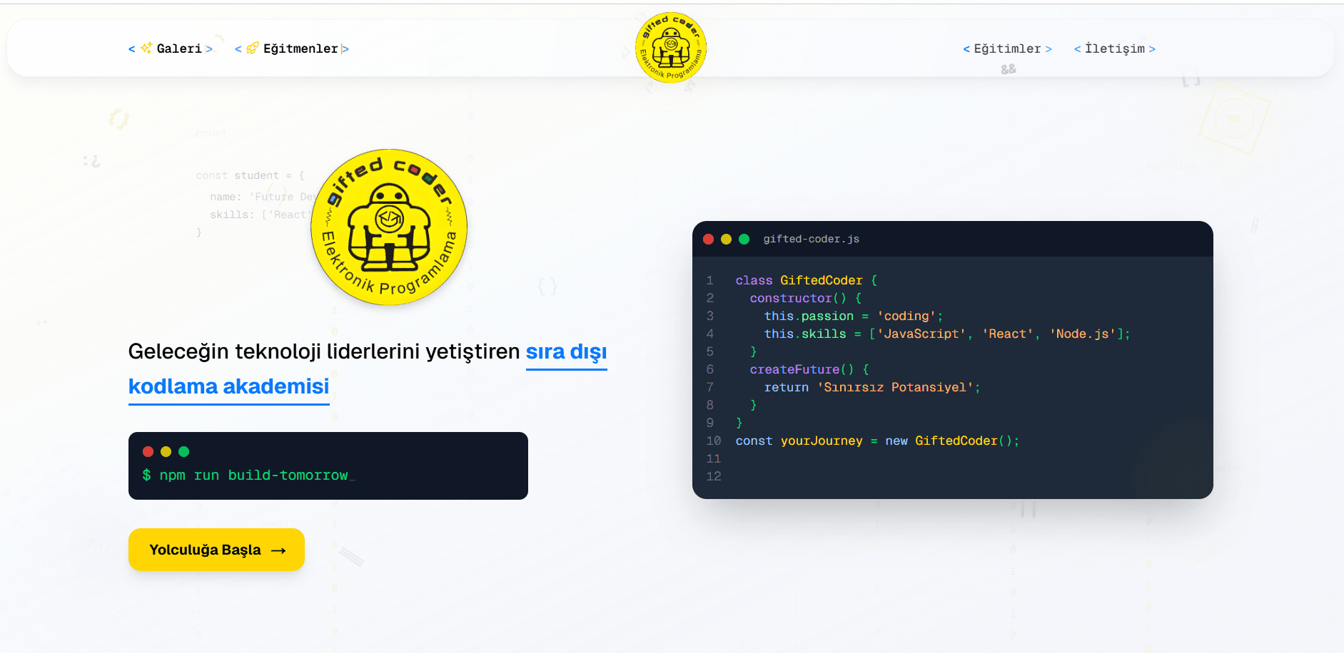 Gifted Coder proje kapak görseli